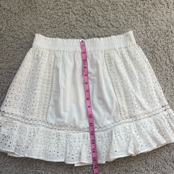 NWT LoveShackFancy Baydar White Skirt - Picture 12 of 12